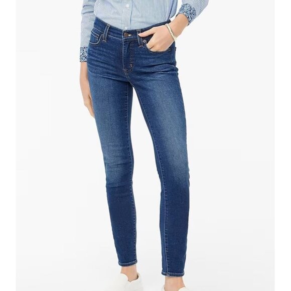 J.Crew Jeans Toothpick Skinny 24 x‎ 28" Inseam Medium Blue Wash - Picture 1 of 5